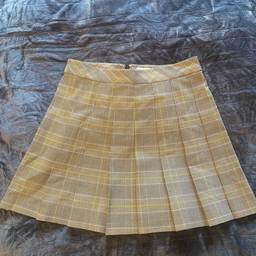 sunday best aritzia plaid skirt